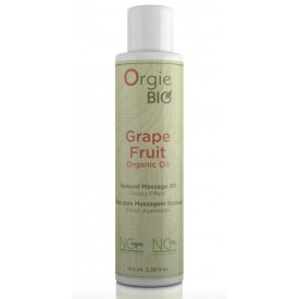 Органическое масло для массажа ORGIE Bio Grapefruit с ароматом грейпфрута - 100 мл.