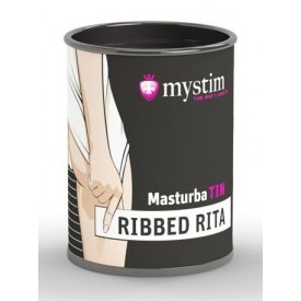 Компактный мастурбатор MasturbaTIN Ribbed Rita